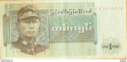 Billet De Banque Birmanie 1 Kyat P.56 1972 - Other - Asia