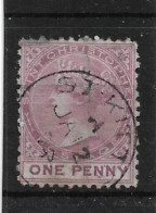 ST. CHRISTOPHER 1871 1d SG 2 WATERMARK CROWN CC FINE USED Cat £35 - St.Christopher, Nevis En Anguilla (...-1980)