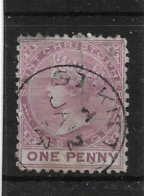 ST. CHRISTOPHER 1871 1d SG 2 WATERMARK CROWN CC FINE USED Cat £35 - St.Christopher-Nevis & Anguilla (...-1980)