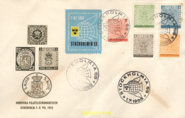 719631 MNH SUECIA 1955 STOCKHOLMIA 55. EXPOSICION FILATELICA - Ungebraucht