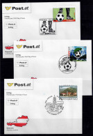 3 X Verschiedene FDC Österreich ( ANK 2751 + 2752 + 2753 ) Katalogpreis € 1o,6o - Lettres & Documents