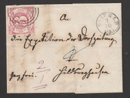 Brief Aus Eisfeld 1. 10 1863 Mit Michel  Nr. 32 - Lettres & Documents