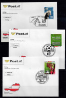 3 X Verschiedene FDC Österreich ( ANK 2760 + 2761 + 2778 ) Katalogpreis € 8,6o - Cartas & Documentos