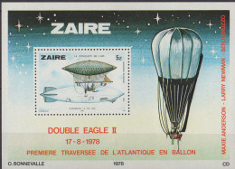 ZAIRE - Histoire De L'aviation Feuillet - Ungebraucht