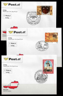 3 X Verschiedene FDC Österreich ( ANK 2780 + 2781 + 2785 ) Katalogpreis € 8,6o - Cartas & Documentos