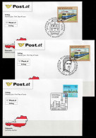 3 X Verschiedene FDC Österreich ( ANK 2789 + 2790 + 2790 ) Katalogpreis € 9,8o - Cartas & Documentos