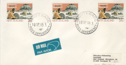 NEW ZEALAND 1984 AIRMAIL LETTER SENT FROM SCOTT BASE TO DORTMUND - Cartas & Documentos
