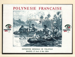 POLYNESIE  BLOC 9  LUXE NEUF SANS CHARNIERE - Hojas Y Bloques