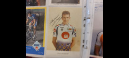 Johan Museeuw 10x15 Autografo Autograph Signed - Cyclisme