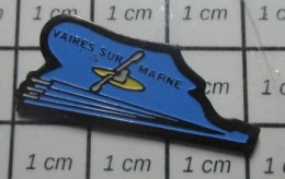 222 Pin's Pins / Beau Et Rare / SPORTS / CANOE KAYAK VAIRES SUR MARNE - Canoë