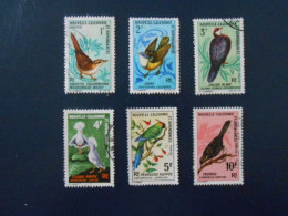 NOUVELLE-CALEDONIE YT 345/350 OISEAUX - Usados