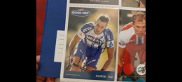 Tom Boonen 10x15 Autografo Autograph Signed - Cyclisme