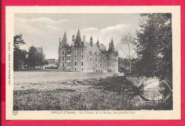 Cpa 86 Gençay, Le Château De La Roche, Vue Prise Du Parc, Belle Carte, Voir Scanne Dos Vierge Et Divisé - Gencay