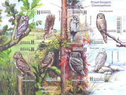 2023. Belarus, Birds Of Belarus, Owls/Strigiformes, S/s Imperforated, Mint/** - Belarus