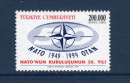 Turquie, Türkiye, **, Yv , Mi 3174, OTAN, - Unused Stamps