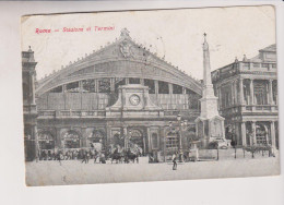 ROMA STAZIONE TERMINI  UNICA  RARA VG 1918 - Stazione Termini