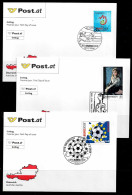 3 X Verschiedene FDC Österreich ( ANK 2735 + 2736+ 2742 ) Katalogpreis € 9,- - Covers & Documents