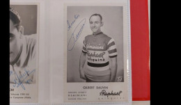 Gilbert Bauvin 10x15 Autografo Autograph Signed - Cyclisme