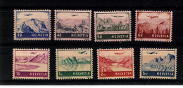 Suisse PA 27 à 34 * - Unused Stamps