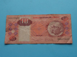 10 Dez Kwanzas ( See / Voir Scans ) Banco Nacional De ANGOLA - 2010 ( Circulated ) ! - Angola