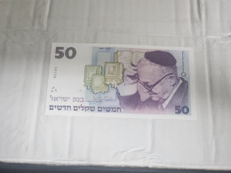 ISRAEL-(P-58)-Special Commemorative Banknote For The 50th Year Of The State Of Israel-(2008)(663)(50 NIS)(number-06166) - Israël