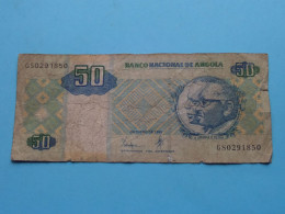 50 Cinquenta Kwanzas ( See / Voir Scans ) Banco Nacional De ANGOLA - 1999 ( Circulated ) ! - Angola