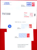 4 Enveloppes Entier Postal "Prêt A Poster" - Timbrées Sur Commande -  - Listos A Ser Enviados: Respuesta