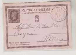 ITALY 1878 Nice  Postal Stationery - Interi Postali