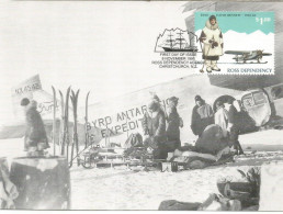 ANTARTIDA ANTARCTIC ROSS DEPENDENCY ENTERO POSTAL BYRD FLOYD BENNETT PLANE - Polarforscher & Promis