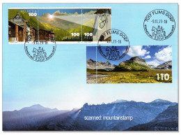 Switzerland  2023 (Box2) UNESCO Tektonikarena Sardona Tschingelhörner Mountains Berge Montagnes Montagne FDC - Cartas & Documentos