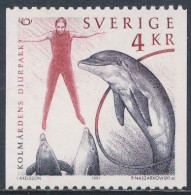 Sweden Sverige 1991 M 1667  YT 1650  SG 1584 ** Delphin Show - Tierpark Kolmarden / Dolphins + Trainer - Dauphins