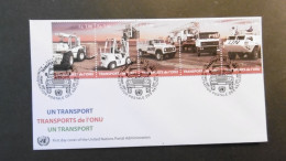 UNO Genf Transport ZDR 2011 Auf FDC - Cartas & Documentos