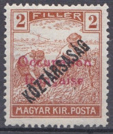 Arad Occupation Française En Hongrie Mi 30 * Moissonneurs  (K7) - Unused Stamps