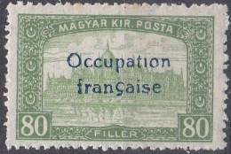 Arad Occupation Française En Hongrie Mi 20 * Palais (K6) - Unused Stamps