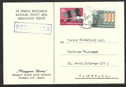 INDONESIE. N°579 De 1969 Sur Carte. Chimie. - Scheikunde