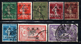 Syrie  - 1920 - Tb De France   Surch - N° 57 à 61 + 63/64  -  Oblit - Used - Oblitérés