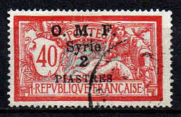 Syrie  - 1920 - Tb De France   Surch - N° 63  -  Oblit - Used - Oblitérés