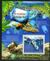 Burundi 2012 Protecting The Marine Environment, Garbage Harms Marine Animals, Sea Lions, And Turtles，MS MNH - Ungebraucht