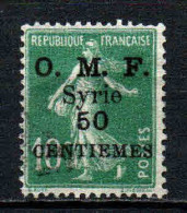 Syrie  - 1922 - Tb De France   Surch - N° 86  -  Oblit - Used - Oblitérés