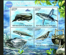 Burundi 2012 Nature Conservation Of Marine Life Whales，MS MNH - Ungebraucht