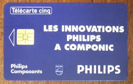 PHILIPS TELECARTE 5U RÉF PHONECOTE Gn7 NEUVE SCHEDA TARJETA PHONECARD PREPAID PREPAYÉE CALLING CARD - 5 Unidades