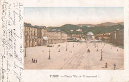 2g.464  TORINO - Turin - Place Victor-Emmanuel I - 1907 - Orte & Plätze