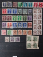 India 1950-1980s: 49 Service Stamps Used, With Duplication - Timbres De Service