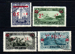 Syrie  - 1928 - Tb Antérieurs Surch  - N° 188 à 191  -  Oblit - Used - Gebraucht