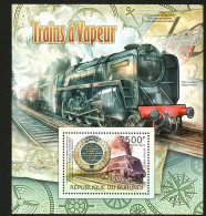 Burundi 2012 Early LNER A4 Steam Powered Locomotives In The UK，MS MNH - Neufs