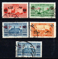 Syrie  - 1938 -  Tb Antérieurs Surch  - N° 240 à 244 -  Oblit - Used - Gebraucht