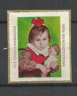 FINLAND FINNLAND Charity Wohlfahrt Kinderhilfe Vignette, Used, On Piece - Erinnophilie