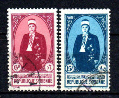 Syrie  - 1942  -  Président  - N° 264/265 -  Oblit - Used - Gebraucht