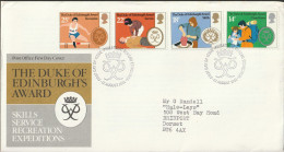 Great Britain   .   1981   .  "The Duke Of Edinburgh Award"   .   First Day Cover - 4 Stamps - 1981-1990 Decimal Issues