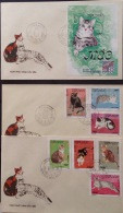 FDC Vietnam Viet Nam Covers 1990 : Cat / Cats (Ms590) - Viêt-Nam